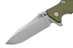 Rick Hinderer Eklipse 3.5” Spearpoint S45VN, Stonewash, OD Green G10, Navaja -Knives And Tools Comercio HRK EK 35 SP SW OD 03 rickhinderer