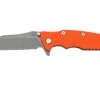 Rick Hinderer Eklipse 3.5” Spearpoint S45VN, Working Finish, Orange G10, Navaja -Knives And Tools Comercio HRK EK 35 SP WF OR 01 rickhinderer