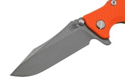 Rick Hinderer Eklipse 3.5” Spearpoint S45VN, Working Finish, Orange G10, Navaja -Knives And Tools Comercio HRK EK 35 SP WF OR 03 rickhinderer