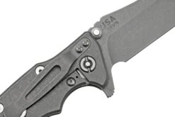 Rick Hinderer Eklipse 3.5” Spearpoint S45VN, Working Finish, Orange G10, Navaja -Knives And Tools Comercio HRK EK 35 SP WF OR 05 rickhinderer