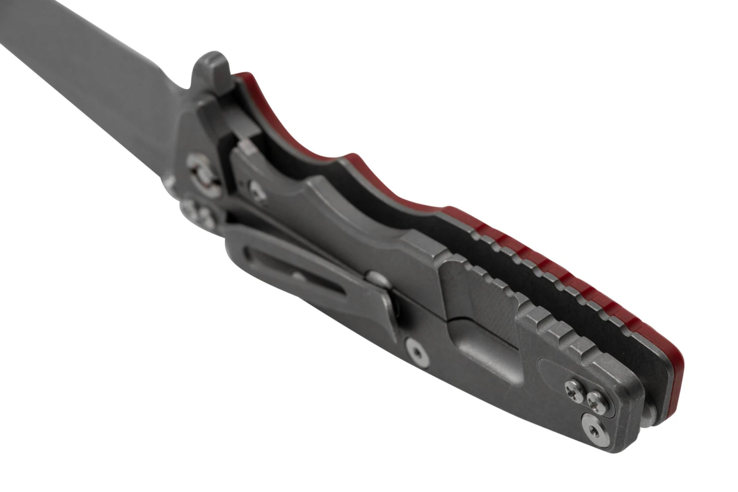 Rick Hinderer Eklipse 3.5” Spearpoint S45VN, Working Finish, Red G10, Navaja 6 Rick Hinderer Eklipse 3.5” Spearpoint S45VN, Working Finish, Red G10, Navaja - Imagen 4