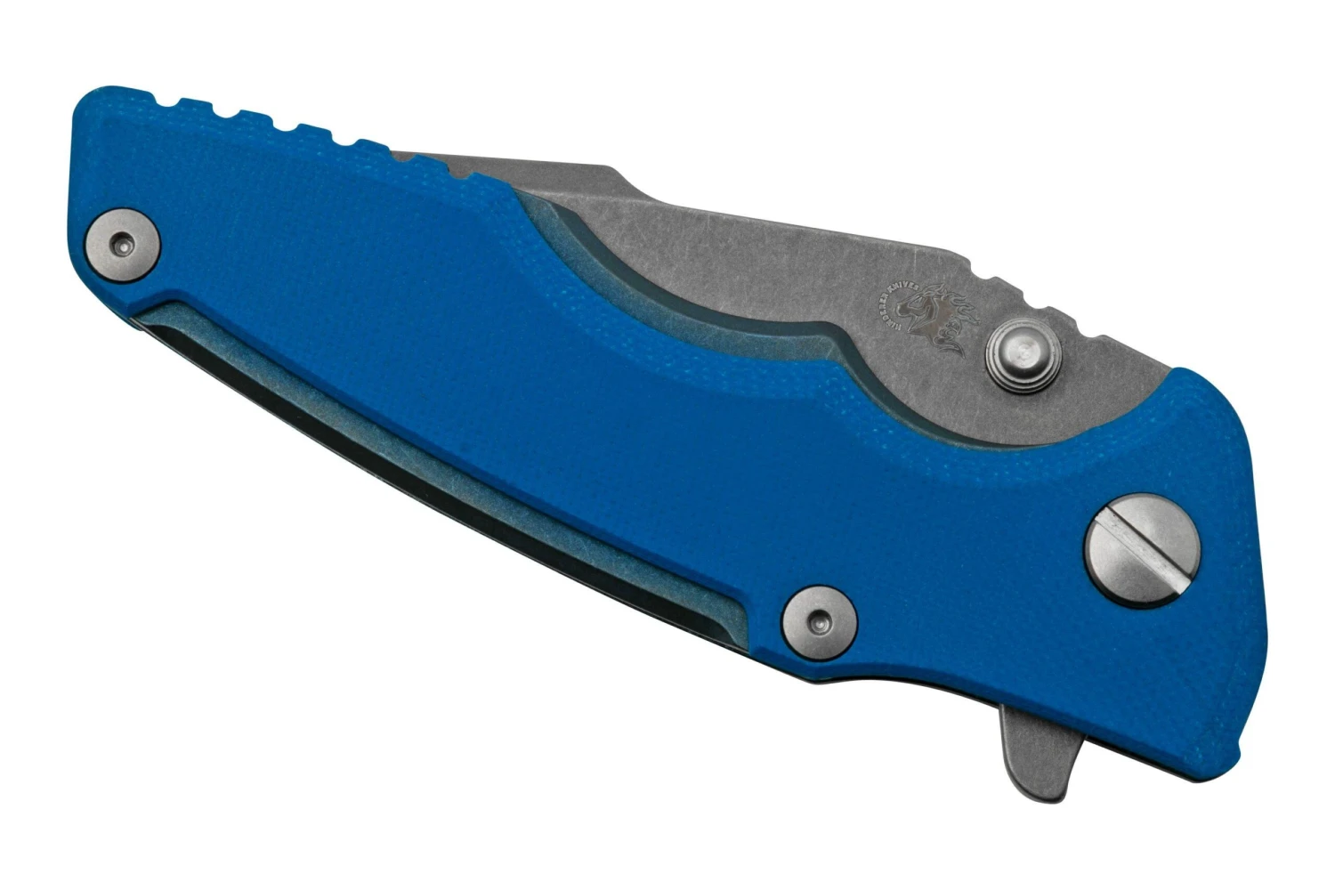 Rick Hinderer Eklipse 3.0" 20CV Harpoon Spanto Battle Blue/Blue G10, Navaja 8 Rick Hinderer Eklipse 3.0" 20CV Harpoon Spanto Battle Blue/Blue G10, Navaja - Imagen 6