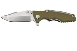 Rick Hinderer Eklipse 3.0" 20CV Harpoon Spanto Stonewash OD Green, Navaja
