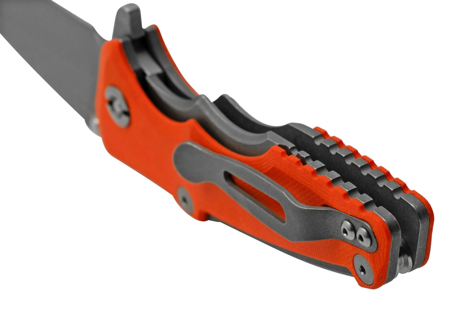 Rick Hinderer Eklipse 3.0" 20CV Harpoon Spanto Working Finish Orange, Navaja 6 Rick Hinderer Eklipse 3.0" 20CV Harpoon Spanto Working Finish Orange, Navaja - Imagen 4