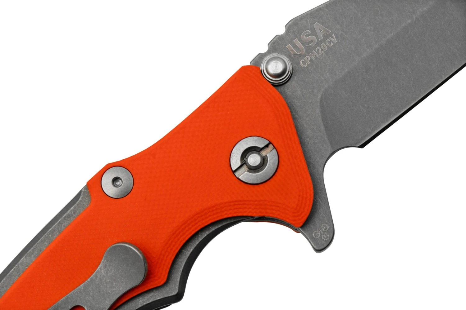 Rick Hinderer Eklipse 3.0" 20CV Harpoon Spanto Working Finish Orange, Navaja 7 Rick Hinderer Eklipse 3.0" 20CV Harpoon Spanto Working Finish Orange, Navaja - Imagen 5