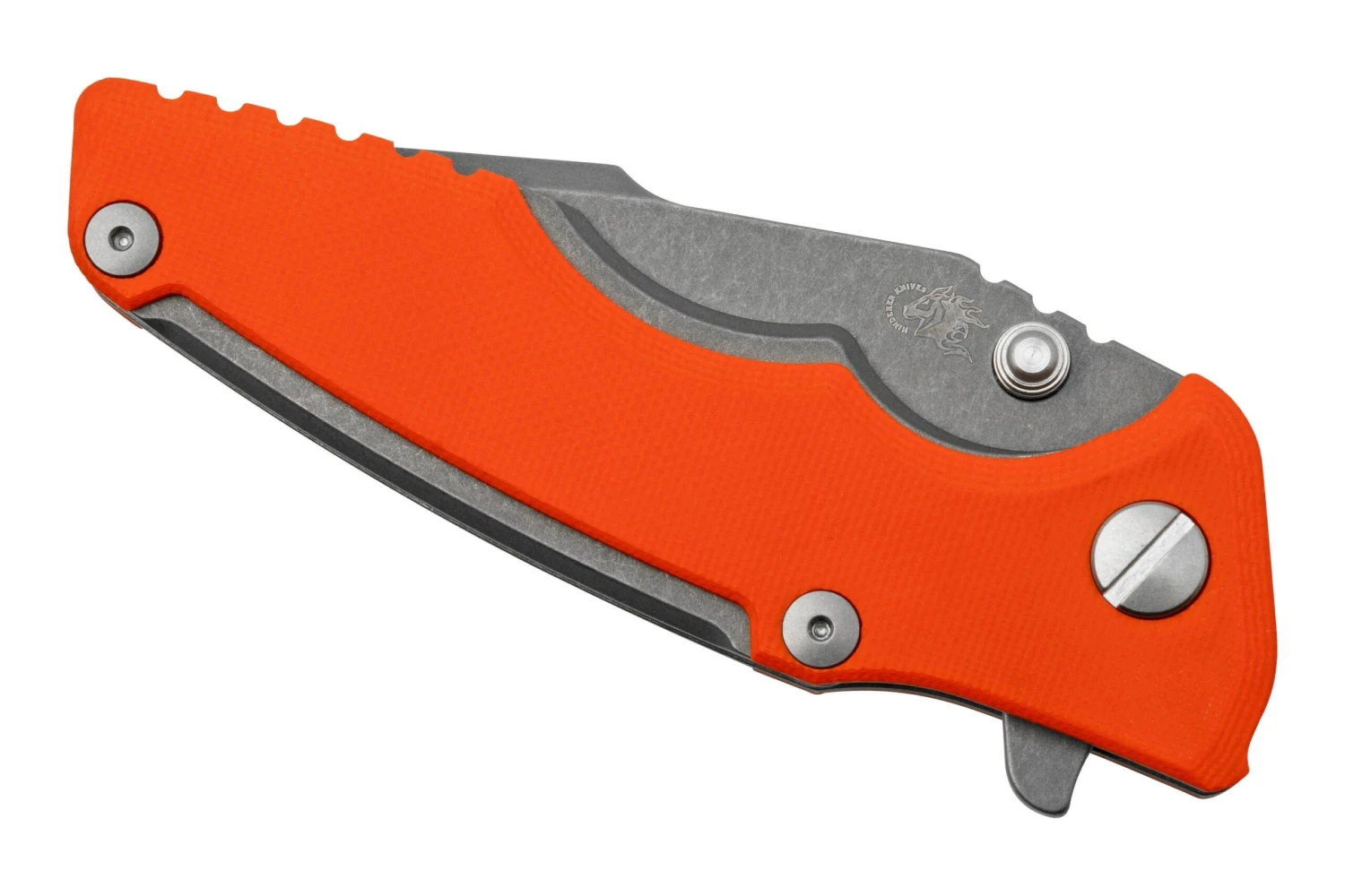 Rick Hinderer Eklipse 3.0" 20CV Harpoon Spanto Working Finish Orange, Navaja 8 Rick Hinderer Eklipse 3.0" 20CV Harpoon Spanto Working Finish Orange, Navaja - Imagen 6