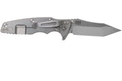 Rick Hinderer Eklipse 3.5” Tanto, CPM 20CV Stonewashed, Black G10 Navaja -Knives And Tools Comercio HRK EK35 TA SW BK 02 rick hinderer knives