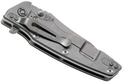 Rick Hinderer Eklipse 3.5” Tanto, CPM 20CV Stonewashed, Black G10 Navaja -Knives And Tools Comercio HRK EK35 TA SW BK 04 rick hinderer knives