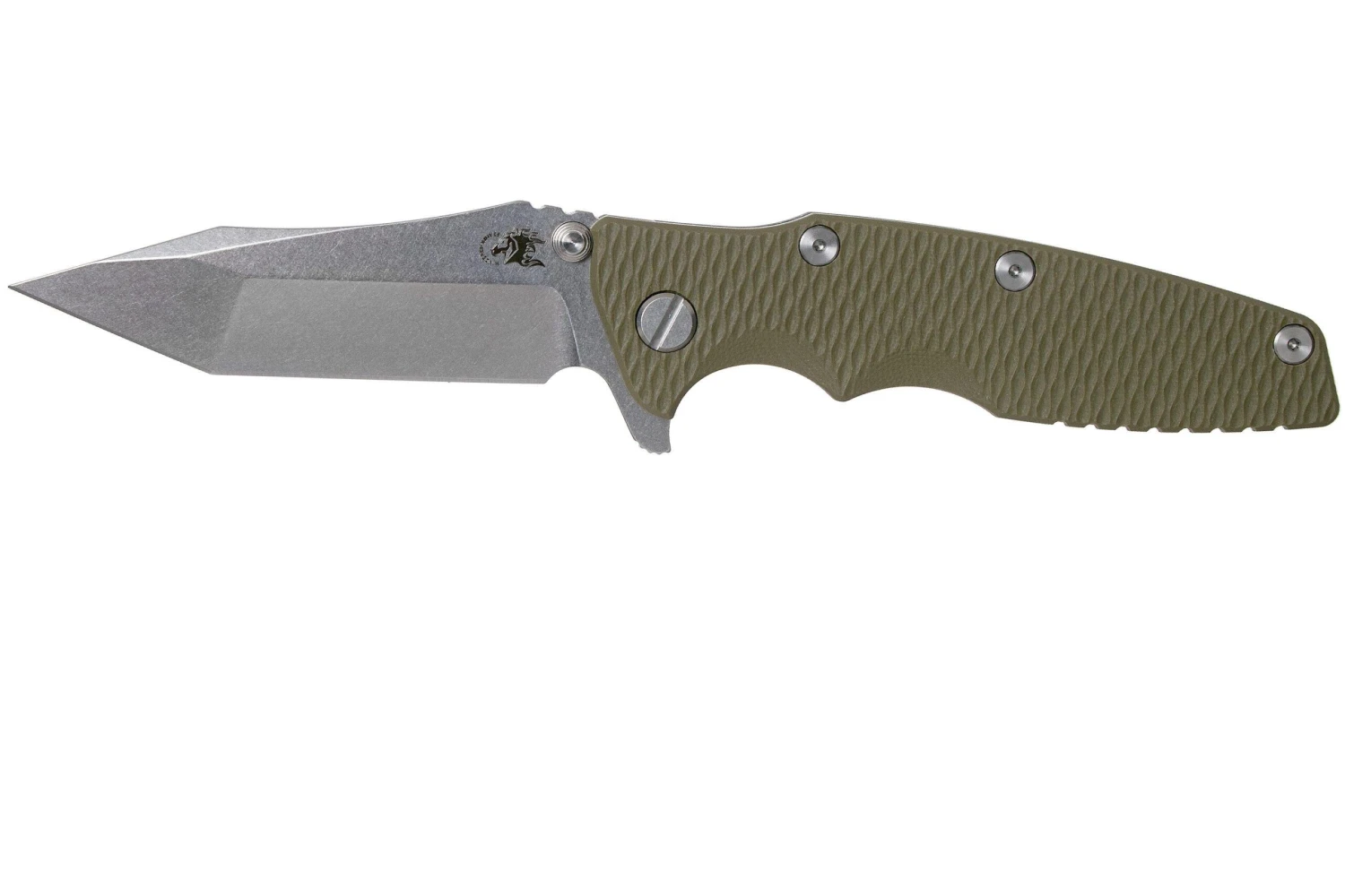 Rick Hinderer Eklipse 3.5” Tanto, CPM 20CV Stonewashed, OD Green G10 Navaja 3 Rick Hinderer Eklipse 3.5” Tanto, CPM 20CV Stonewashed, OD Green G10 Navaja