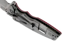 Rick Hinderer Eklipse 3.5” Tanto, CPM 20CV Stonewashed, Red G10 Navaja -Knives And Tools Comercio HRK EK35 TA SW RD 05 rick hinderer knives