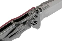 Rick Hinderer Eklipse 3.5” Tanto, CPM 20CV Stonewashed, Red G10 Navaja -Knives And Tools Comercio HRK EK35 TA SW RD 06 rick hinderer knives