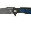 Rick Hinderer Fulltrack Spanto Black DLC S35VN Black/Blue G10 Navaja