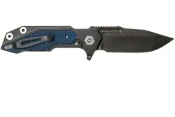 Rick Hinderer Fulltrack Spanto Black DLC S35VN Black/Blue G10 Navaja -Knives And Tools Comercio HRK FTRACK SBBB 02 rick hinderer knives