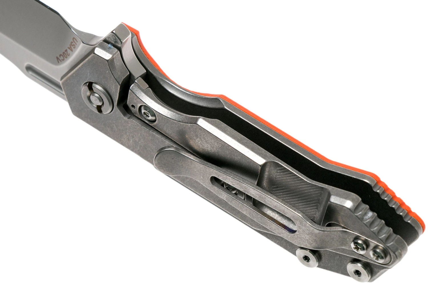 Rick Hinderer Half Track Gen 2, Spearpoint 20CV, Orange G10, Navaja 7 Rick Hinderer Half Track Gen 2, Spearpoint 20CV, Orange G10, Navaja - Imagen 5