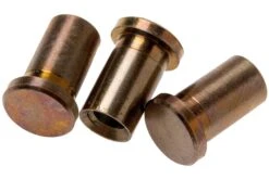 Rick Hinderer Handle Nuts Bronze Titanium, Set De 3, XM18 3,5” Skinny