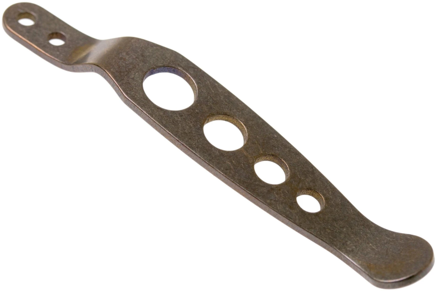 Rick Hinderer Knives Holey Pocket Clip, Titanium Bronze 3 Rick Hinderer Knives Holey Pocket Clip, Titanium Bronze