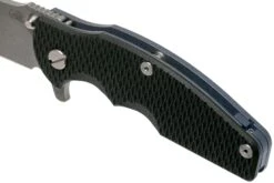 Rick Hinderer Jurassic Slicer Battle Bronze Blue G10 CPM 20CV Navaja -Knives And Tools Comercio HRK JU SL BB BK 07 rick hinderer knives