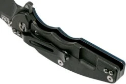 Rick Hinderer Jurassic Slicer Battle Black, Blue/Black G10 CPM 20CV Navaja -Knives And Tools Comercio HRK JU SL BBL BB 05 rick hinderer knives