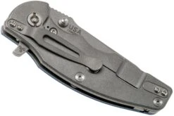 Rick Hinderer Jurassic Slicer Working Finish Blue G10 CPM 20CV Navaja -Knives And Tools Comercio HRK JU SL WF BL 04 rick hinderer knives