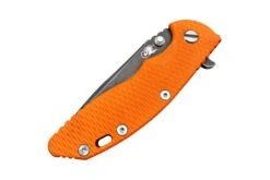 Rick Hinderer Jurassic Spearpoint 20CV Battle Black, Orange G10 Navaja -Knives And Tools Comercio HRK JU SP BBL OR 03 rickhinderer