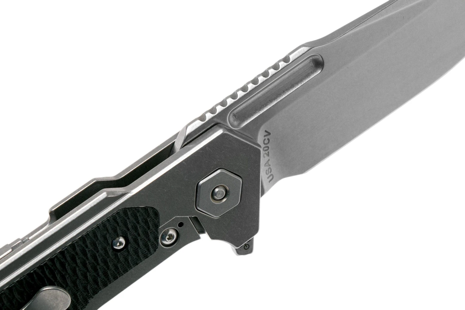 Rick Hinderer Fulltrack Spearpoint 20CV Black G10 Navaja 10 Rick Hinderer Fulltrack Spearpoint 20CV Black G10 Navaja - Imagen 8