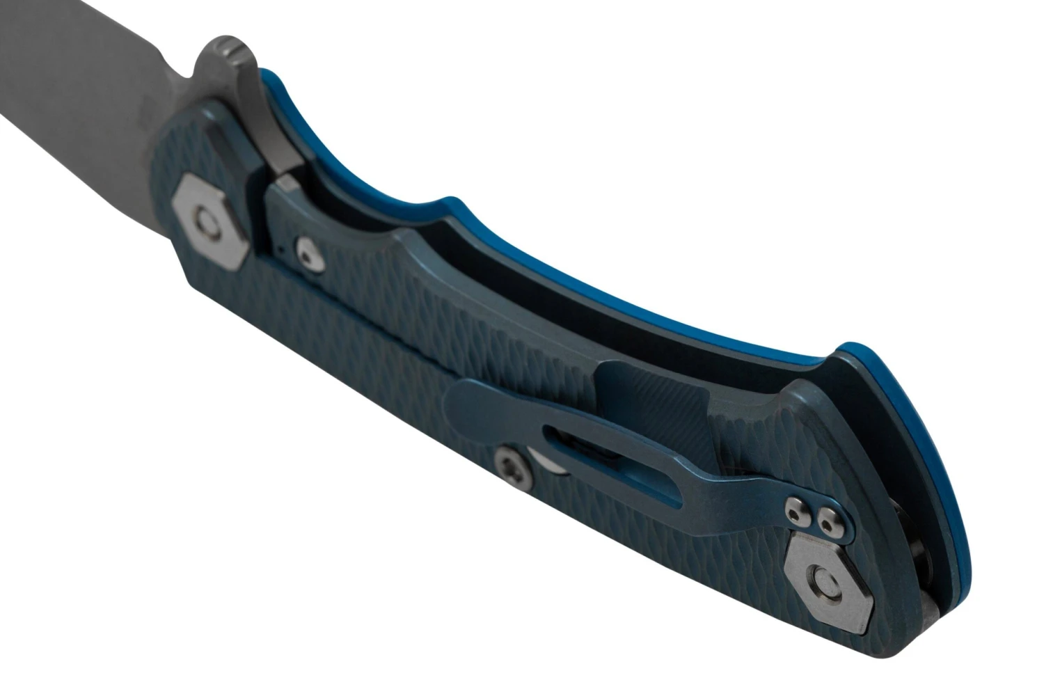 Rick Hinderer Project X, MagnaCut Clip Point, Battle Blue, Blue G10 Navaja 6 Rick Hinderer Project X, MagnaCut Clip Point, Battle Blue, Blue G10 Navaja - Imagen 4