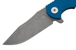 Rick Hinderer Project X, MagnaCut Clip Point, Working Finish, Blue G10 Navaja -Knives And Tools Comercio HRK PJX MC CP WFL 03 rickhinderer