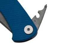 Rick Hinderer Project X, MagnaCut Clip Point, Working Finish, Blue G10 Navaja -Knives And Tools Comercio HRK PJX MC CP WFL 07 rickhinderer