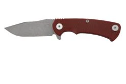 Rick Hinderer Project X, MagnaCut Clip Point, Working Finish, Red G10 Navaja