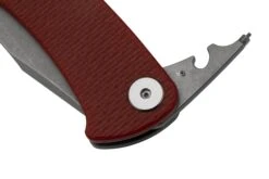 Rick Hinderer Project X, MagnaCut Clip Point, Working Finish, Red G10 Navaja -Knives And Tools Comercio HRK PJX MC CP WFR 07 rickhinderer