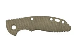 Rick Hinderer XM-18 3" Cachas, Smooth OD Green Micarta