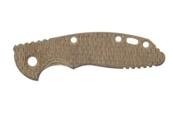 Rick Hinderer XM-18 3" Cachas, Textured Natural Micarta
