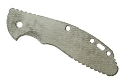 Rick Hinderer XM24 Cacha, Smooth OD Green Canvas Micarta