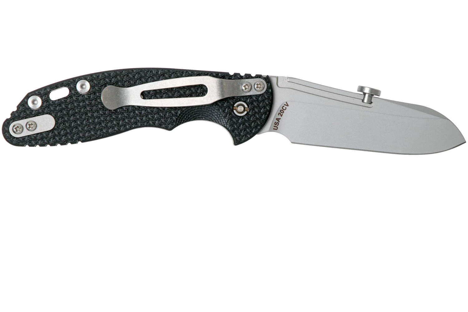 Rick Hinderer XM Slippy 3 Sheepfoot 20CV Black G10 Navaja Slipjoint" 4 Rick Hinderer XM Slippy 3 Sheepfoot 20CV Black G10 Navaja Slipjoint" - Imagen 2