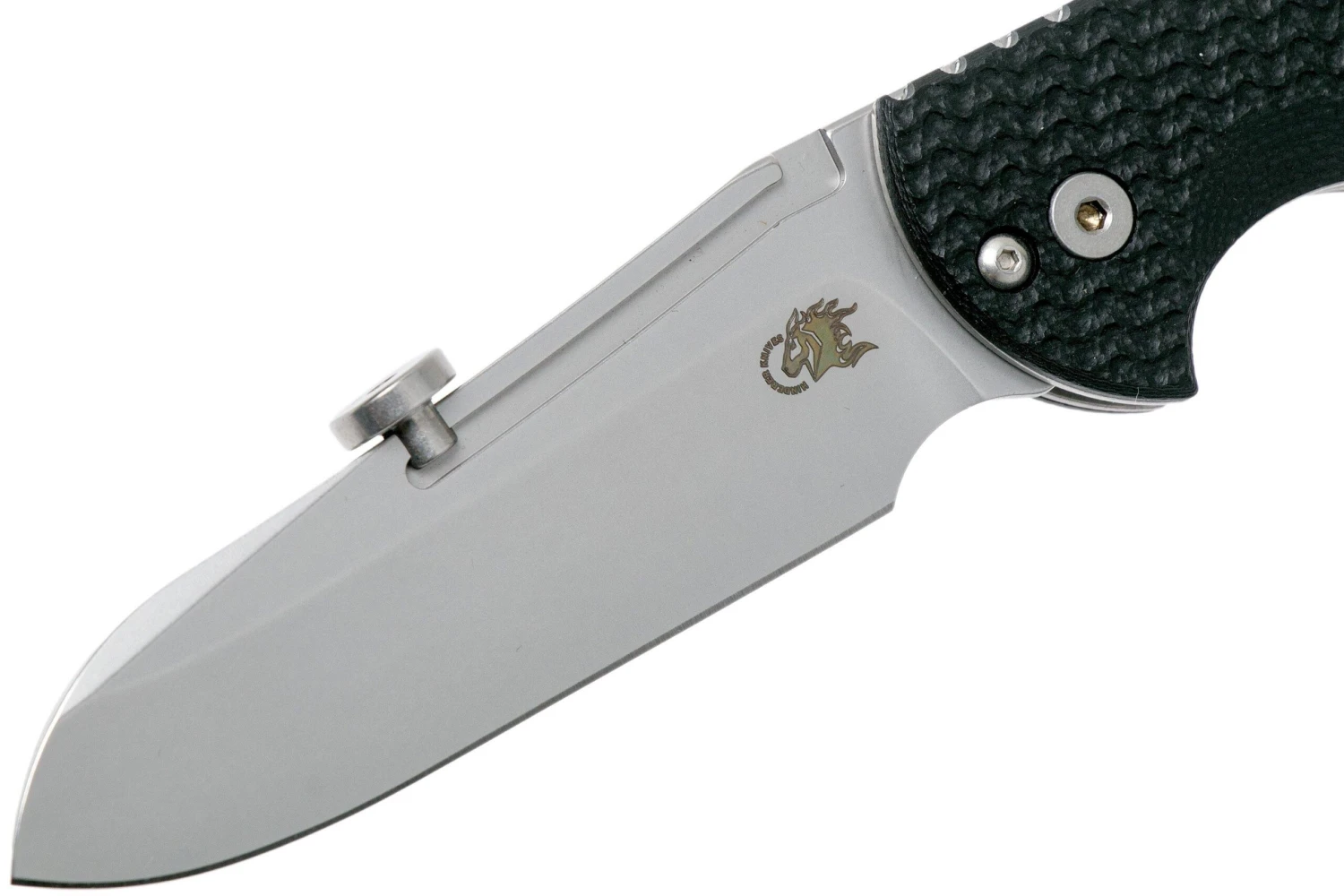 Rick Hinderer XM Slippy 3 Sheepfoot 20CV Black G10 Navaja Slipjoint" 5 Rick Hinderer XM Slippy 3 Sheepfoot 20CV Black G10 Navaja Slipjoint" - Imagen 3