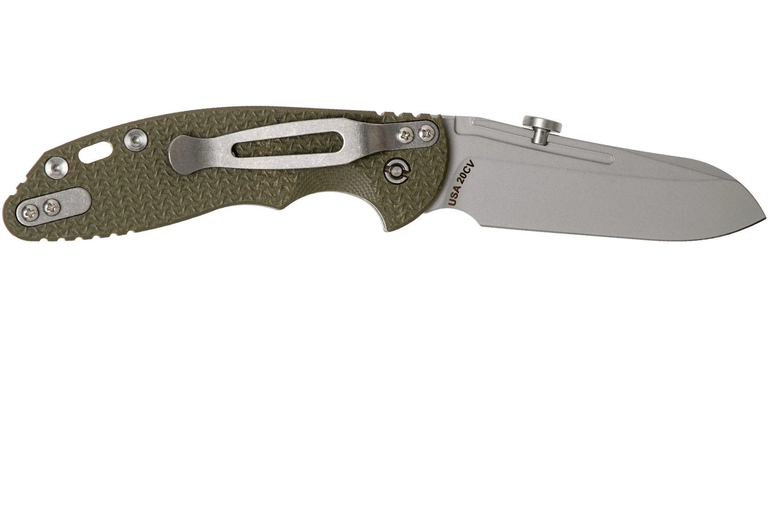Rick Hinderer XM Slippy 3 Sheepfoot 20CV OD Green G10 Navaja Slipjoint" 4 Rick Hinderer XM Slippy 3 Sheepfoot 20CV OD Green G10 Navaja Slipjoint" - Imagen 2