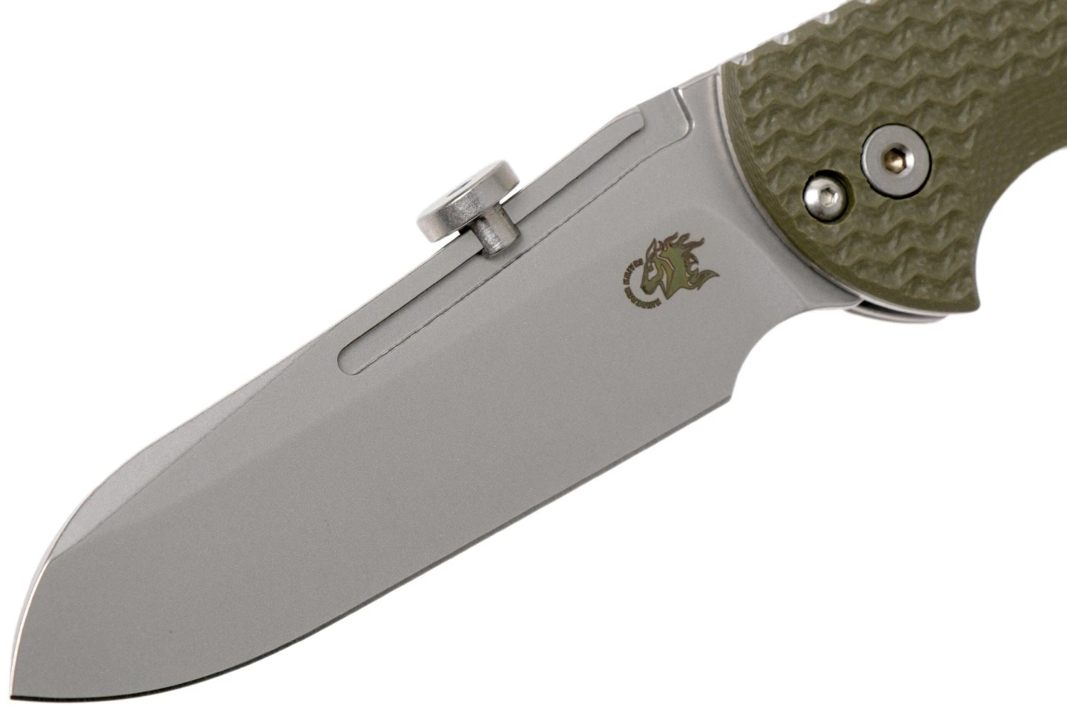 Rick Hinderer XM Slippy 3 Sheepfoot 20CV OD Green G10 Navaja Slipjoint" 5 Rick Hinderer XM Slippy 3 Sheepfoot 20CV OD Green G10 Navaja Slipjoint" - Imagen 3