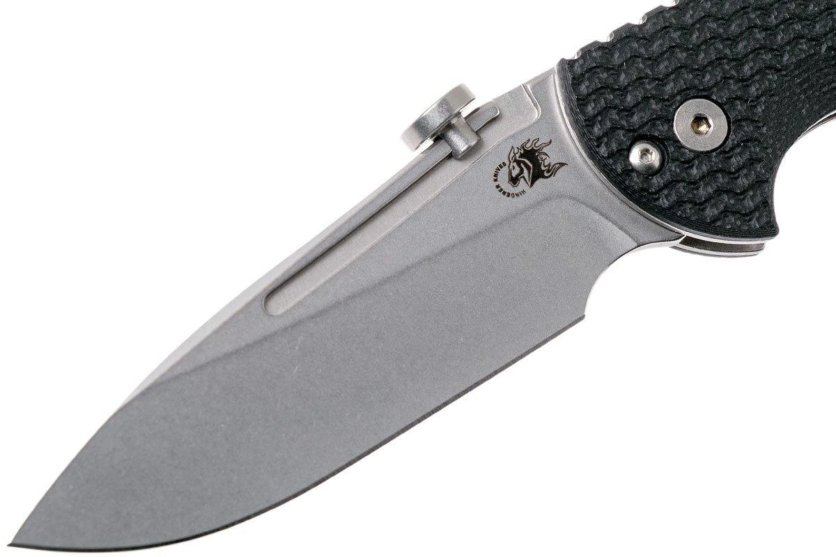 Rick Hinderer XM Slippy 3 Slicer 20CV Black G10 Navaja Slipjoint" 5 Rick Hinderer XM Slippy 3 Slicer 20CV Black G10 Navaja Slipjoint" - Imagen 3