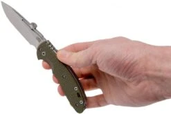 Rick Hinderer XM Slippy 3 Slicer 20CV OD Green G10 Navaja Slipjoint" -Knives And Tools Comercio HRK SLIPPY SLI OD 08 rick hinderer hrk slippy sli od 08