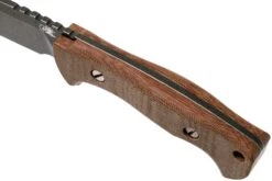 Rick Hinderer Ranch Bowie Natural Canvas Micarta, Battle Black, Cuchillo Bowie -Knives And Tools Comercio HRK TRB BB NM 05 rick hinderer knives