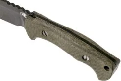 Rick Hinderer Ranch Bowie Green Canvas Micarta, DLC Stonewashed, Cuchillo Bowie -Knives And Tools Comercio HRK TRB DLC GM 05 rick hinderer knives