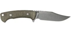 Rick Hinderer Ranch Bowie Green Canvas Micarta, Stonewashed, Cuchillo Bowie -Knives And Tools Comercio HRK TRB SW GM 02 rick hinderer knives