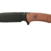 Rick Hinderer Ranch Drop Spanto Battle Black, Red Micarta Cuchillo De Supervivencia -Knives And Tools Comercio HRK TRH DPBB RM 01 rick hinderer knives