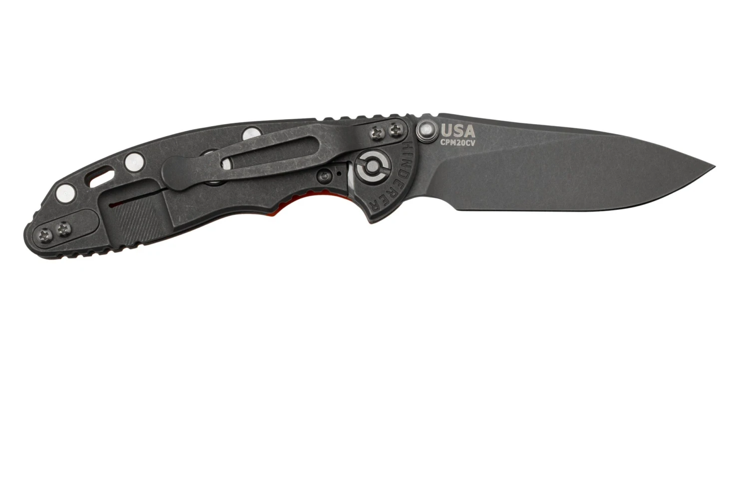 Rick Hinderer XM18 3.0” Slicer Non-Flipper CPM 20CV Orange G10 Navaja 4 Rick Hinderer XM18 3.0” Slicer Non-Flipper CPM 20CV Orange G10 Navaja - Imagen 2