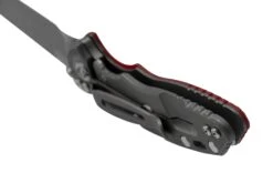 Rick Hinderer XM18 3.0” Slicer Non-Flipper CPM 20CV Red G10 Navaja