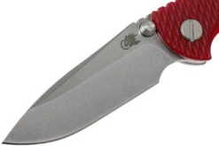 Rick Hinderer XM18 3.0” Spearpoint Non-Flipper CPM 20CV Red G10 Navaja -Knives And Tools Comercio HRK XM18 3 SP NF RD 03 rick hinderer knives