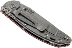 Rick Hinderer XM18 3.0” Spearpoint Non-Flipper CPM 20CV Red G10 Navaja -Knives And Tools Comercio HRK XM18 3 SP NF RD 04 rick hinderer knives