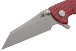 Rick Hinderer XM-18 3" Wharncliffe 20CV Acid Stonewash, Working Finish Red G10, Navaja -Knives And Tools Comercio HRK XM18 3 WCWFR 03 hinderer