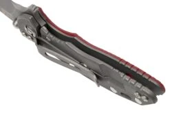 Rick Hinderer XM-18 3" Wharncliffe 20CV Acid Stonewash, Working Finish Red G10, Navaja -Knives And Tools Comercio HRK XM18 3 WCWFR 05 hinderer