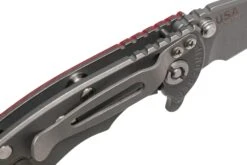 Rick Hinderer XM-18 3" Wharncliffe 20CV Acid Stonewash, Working Finish Red G10, Navaja -Knives And Tools Comercio HRK XM18 3 WCWFR 06 hinderer